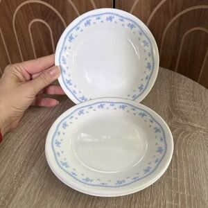 Corelle Corning Morning Blue Butter/ Dessert Plates (2pc. ) Lot
